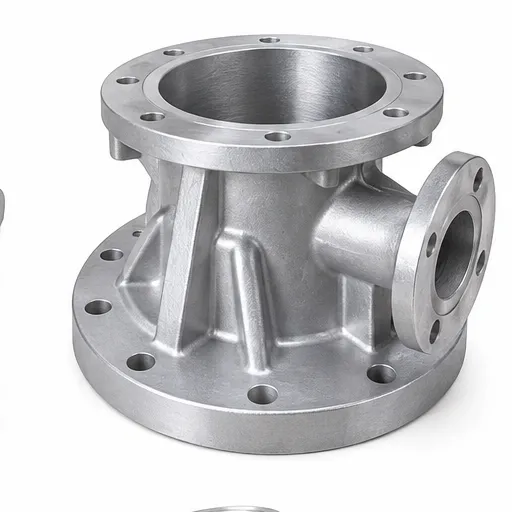 Flange de tubulação em alumínio fundido