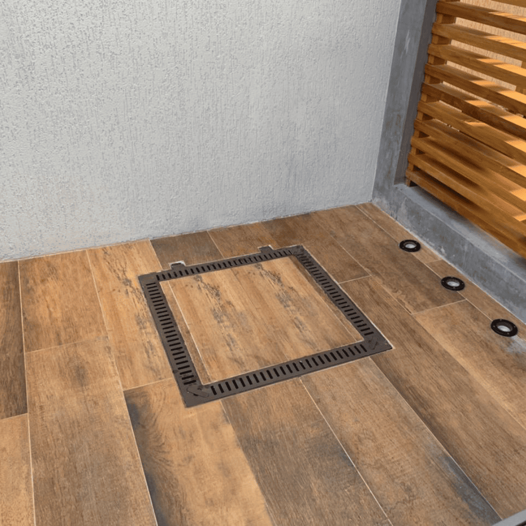 TCM Articulada Rebaixada com Grelha Aparente