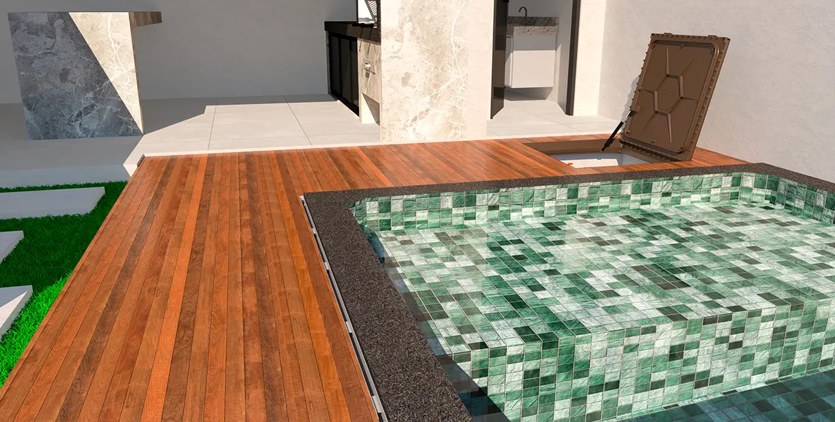 Onde posicionar o ralo da borda da piscina corretamente?