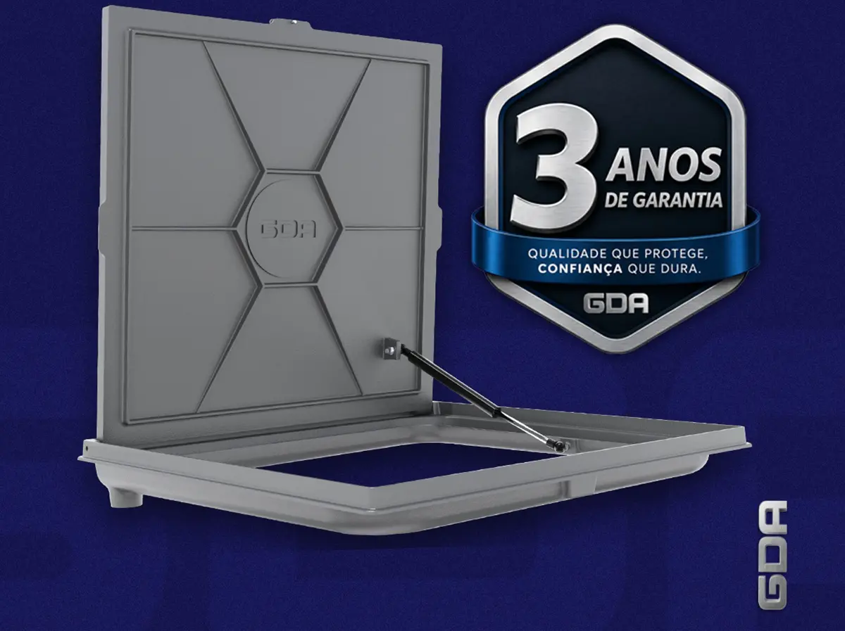 GDA amplia garantia de toda a linha de tampas para casa de máquinas para 3 anos e apresenta novos modelos na ExpoLazer 2026